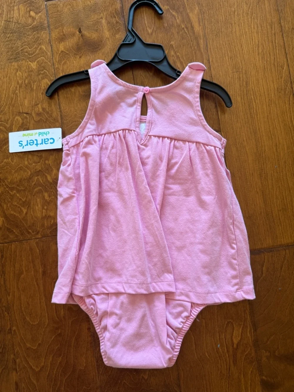 NWT Size 18 Months Carter's Pink Floral Embroidered  Dress